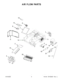 05 - Air Flow Parts parts for Maytag Microwave MMV5220FZ6 from AppliancePartsPros.com