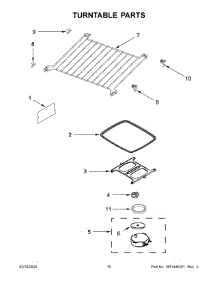 06 - Turntable Parts parts for Maytag Microwave MMV5220FZ6 from AppliancePartsPros.com