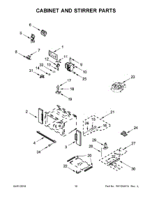 06 - Cabinet And Stirrer Parts parts for Maytag Microwave MMW9730FZ04 from AppliancePartsPros.com
