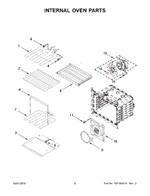 05 - Internal Oven Parts parts for Maytag Microwave MMW9730FZ04 from AppliancePartsPros.com