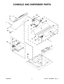 03 - Console And Dispenser Parts parts for Maytag Washer MVWB835DW5 from AppliancePartsPros.com
