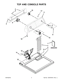 02 - Top And Console Parts parts for Maytag Range NGD4600YQ3 from AppliancePartsPros.com