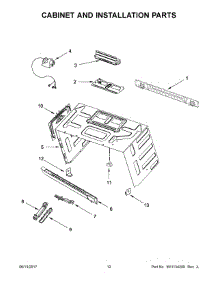07 - Cabinet And Installation Parts parts for Maytag Microwave YJMV9196CB1 from AppliancePartsPros.com