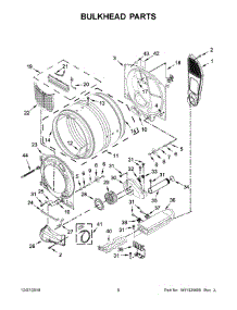 04 - Bulkhead Parts parts for Maytag Dryer YMED8630HW0 from AppliancePartsPros.com