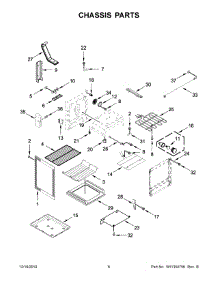 04 - Chassis Parts parts for Maytag Range YMER8800FW2 from AppliancePartsPros.com