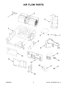 05 - Air Flow Parts parts for Maytag Microwave YMMV1175JK0 from AppliancePartsPros.com