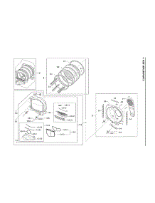 Drum Assy parts for Samsung Dryer DV40J3000EW/A2-02 from AppliancePartsPros.com