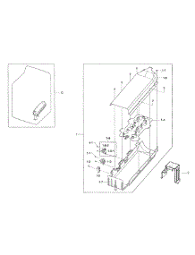 Duct Heater - Electric parts for Samsung Dryer DV40J3000EW/AC from AppliancePartsPros.com