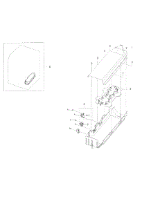 Duct Heater parts for Samsung Dryer DV42H5600EP/AC from AppliancePartsPros.com