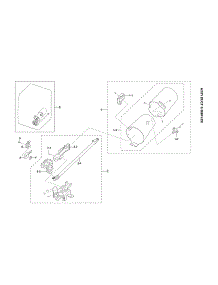Duct & Burner Assy parts for Samsung Dryer DV45K6500GW/A3-01 from AppliancePartsPros.com