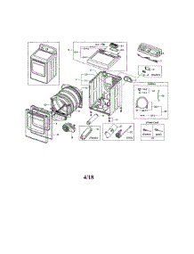 Main Parts parts for Samsung Dryer DV476ETHASU/A1 from AppliancePartsPros.com