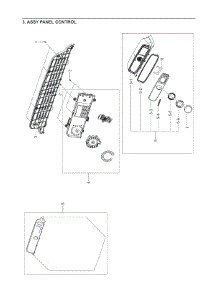 3. Assy Panel Control parts for Samsung Dryer DV56H9000EP-AC from AppliancePartsPros.com