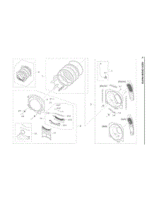 Drum Assembly parts for Samsung Dryer DVG50A8500V from AppliancePartsPros.com