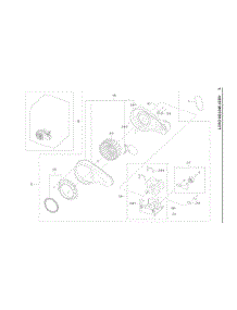 Motor Duct Assembly parts for Samsung Dryer DVG50A8500V from AppliancePartsPros.com