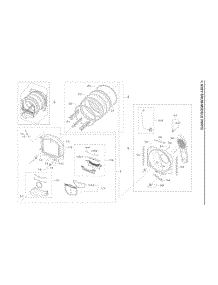 Drum-Module Assembly parts for Samsung Dryer DVG55A7700V from AppliancePartsPros.com