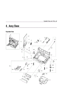 4. Assy Base parts for Samsung Dishwasher DW80J3020UW-AC from AppliancePartsPros.com