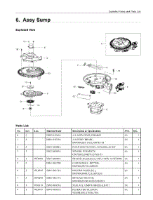 6. Assy Sump parts for Samsung Dishwasher DW80K2021US/AC from AppliancePartsPros.com
