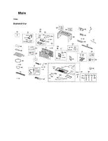 Main Assy parts for Samsung Microwave ME21B706B12/AA from AppliancePartsPros.com