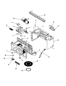 02 - Body / Cavity / Blower Motor parts for Samsung Microwave MMV1153BAS from AppliancePartsPros.com