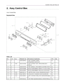 2. Assy Control Box parts for Samsung Range NE58K9500SG/AC from AppliancePartsPros.com
