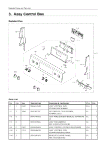 3. Assy Control Box parts for Samsung Range NE59M4310SS/AA from AppliancePartsPros.com