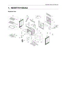 Main Assembly parts for Samsung Range NE59T7511SS from AppliancePartsPros.com