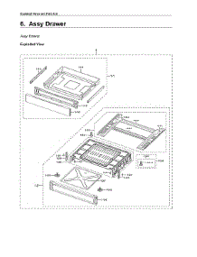 Drawer Assy parts for Samsung Range NE63A6311SS/AA from AppliancePartsPros.com