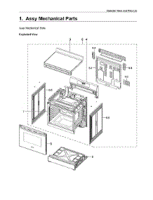 Mechanical Parts Assy parts for Samsung Range NE63A6311SS/AA from AppliancePartsPros.com