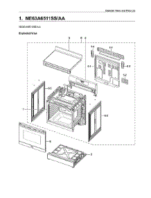 Main Unit Assy parts for Samsung Range NE63A6511SS/AA from AppliancePartsPros.com