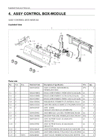 4. Assy Control Box-Module parts for Samsung Range NE63A6511SW/AA from AppliancePartsPros.com