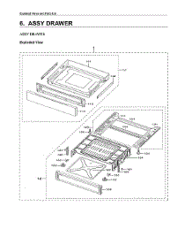 Drawer Assy parts for Samsung Range NE63A6711SG/AA from AppliancePartsPros.com