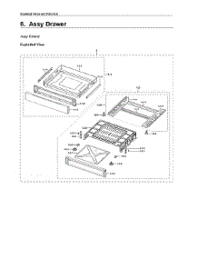 Drawer Assy parts for Samsung Range NE63A6751SS/AA from AppliancePartsPros.com