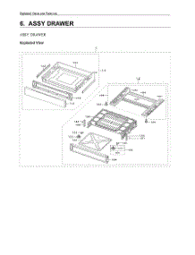 Drawer Assy parts for Samsung Range NE63T8311SS/AA-04 from AppliancePartsPros.com