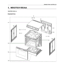 Main Assy parts for Samsung Range NE63T8311SS/AA-04 from AppliancePartsPros.com