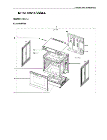 Main Assy parts for Samsung Range NE63T8511SS/AA from AppliancePartsPros.com
