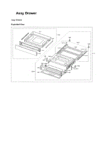 Drawer Assy parts for Samsung Range NE63T8711SS/AA from AppliancePartsPros.com