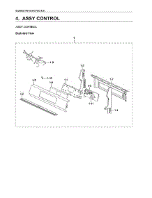 Control Assy parts for Samsung Range NX60A6111SB/AA from AppliancePartsPros.com