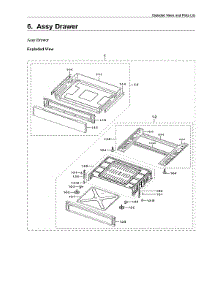 Drawer Assy parts for Samsung Range NX60A6511SS/AA from AppliancePartsPros.com
