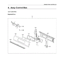 Control Box Assy parts for Samsung Range NX60A6511SS/AA from AppliancePartsPros.com
