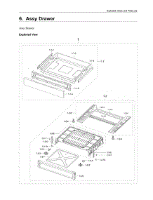 Drawer Assembly parts for Samsung Range NX60A6511SW from AppliancePartsPros.com