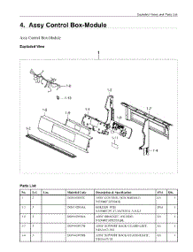 4. Assy Control Box-Module parts for Samsung Range NX60A6711ST/AA from AppliancePartsPros.com