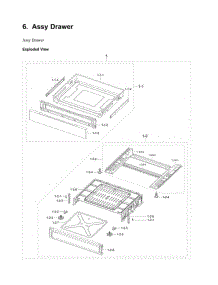 Drawer Assembly parts for Samsung Range NX60A6751SG from AppliancePartsPros.com