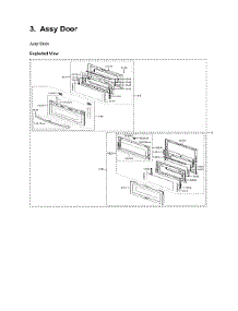 Door Assy parts for Samsung Range NX60A6751SG/AA from AppliancePartsPros.com