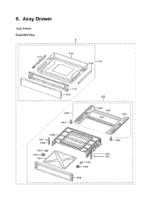 Drawer Assy parts for Samsung Range NX60A6751SG/AA from AppliancePartsPros.com