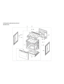 Mechanical Assy parts for Samsung Range NX60T8111SS/AA from AppliancePartsPros.com