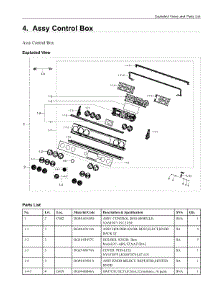 4. Assy Control Box parts for Samsung Range NX60T8711ST/AA from AppliancePartsPros.com