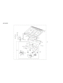 Cooktop Assy parts for Samsung Range NX60T8751SS/AA from AppliancePartsPros.com
