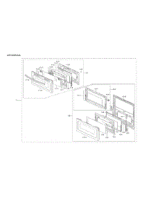 Dual Door Assy parts for Samsung Range NX60T8751SS/AA from AppliancePartsPros.com
