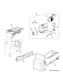 Ice Maker & Dispenser parts for Samsung Refrigerator PFSS6PKXESS from AppliancePartsPros.com