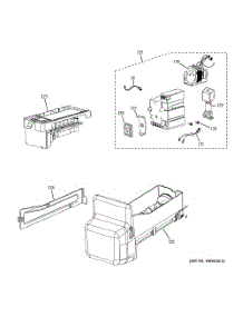 Ice Maker & Dispenser parts for Samsung Refrigerator PFSS9PKYASS from AppliancePartsPros.com